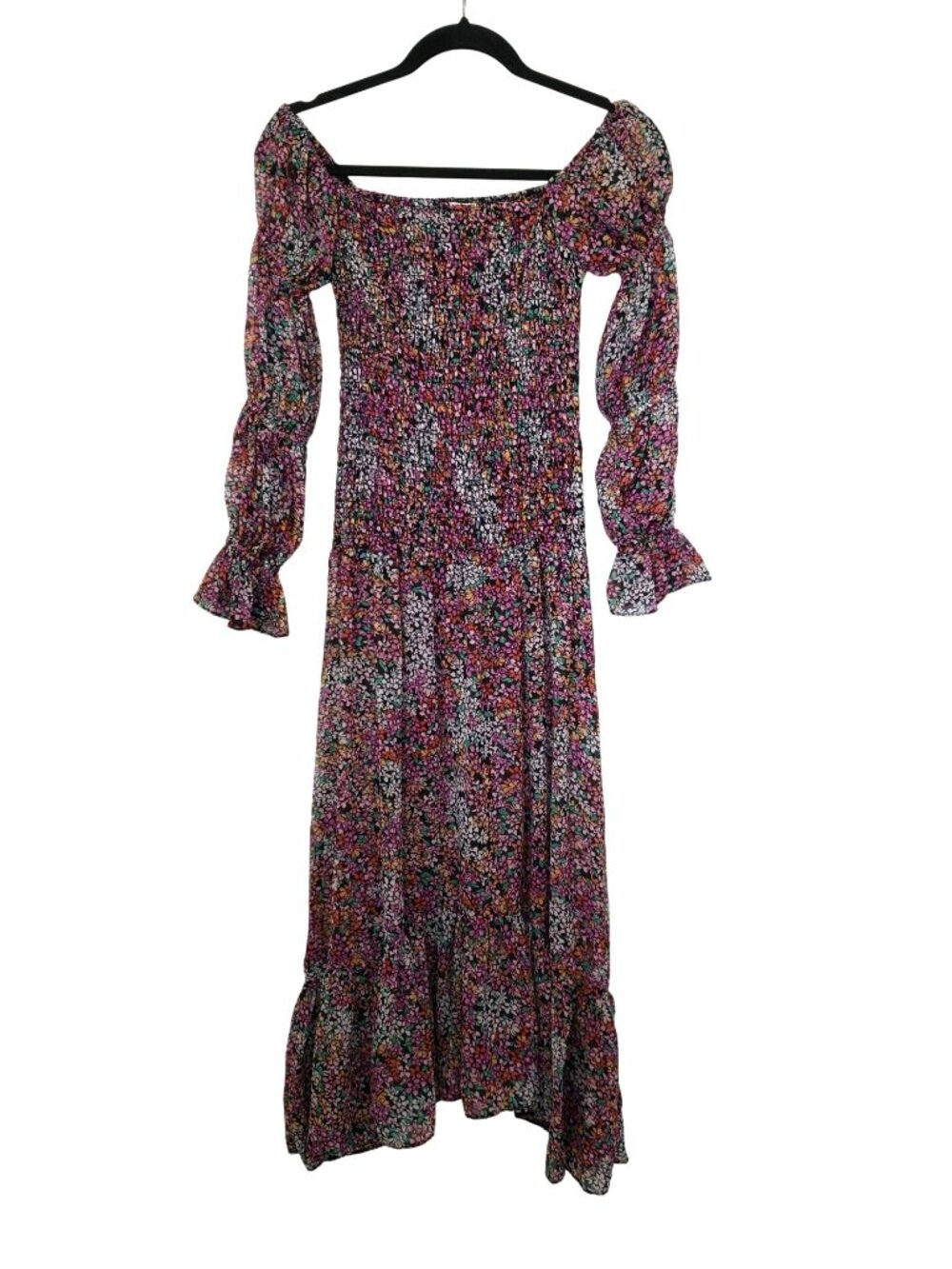 NWT Misa Los Angeles Rashida Smocked Floral Maxi Dress Nazirah Boho Whimsigoth - Picture 5 of 16